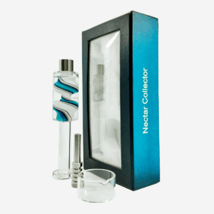 GLYCERIN SWIRL GLASS NECTAR COLLECTOR FREEZABLE