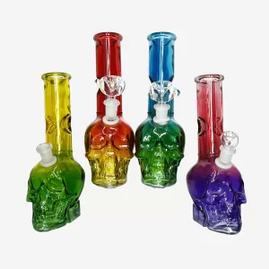 8" SKULL WATER PIPE