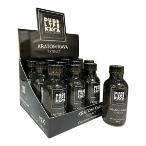 PURE LYFE KAVA KRATOM EXTRACT SHOT 2OZ - 12CT DISPLAY