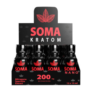 SOMA 200 RED  KRATOM EXTRACT MIT SHOT 10ML - BOX OF 12