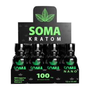 SOMA 100 GREEN  KRATOM EXTRACT MIT SHOT 10ML - BOX OF 12