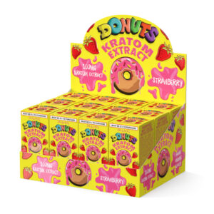 STRAWBERRY DONUTS 30ML 100MG KRATOM EXTRACT SHOT PACK OF 12
